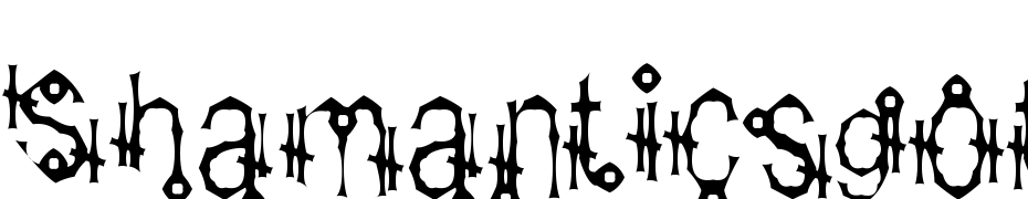 Shamantics Gothick Yazı tipi ücretsiz indir